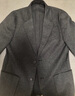 优衣库男装女装绒面针织茄克/西装外套夹克481006 08 深灰色 L /175/100A 实拍图