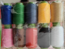 10卷302家用黑白彩色缝纫线手工宿舍diy缝纫线针线套装 10卷10色彩色302缝纫线 3.5克 单卷线净重 实拍图