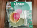 BEABA婴儿辅食碗宝宝硅胶吸盘餐盘碗勺套装儿童防摔餐具免注水碗 【新款】青石蓝4件套 实拍图