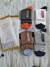 浪莎袜子男秋冬100%纯棉男士袜子吸汗透气抗菌中筒棉袜防臭抗起球男袜 抗菌防臭礼盒装 混色 6双 实拍图