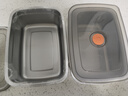不锈钢保鲜盒食品级商用摆摊长方形方盘野餐盒水果盒多用冰箱分格 1500ml大号两个装 实拍图