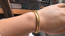 老庙黄金手链足金盘缠金手链自戴款生日节日礼物送女友老婆 【素圈盘缠】：约3.2g 晒单实拍图