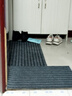 柏能条纹入户地垫门口地垫地毯入户门脚垫进户门垫可裁剪灰色60x90cm 实拍图