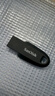 闪迪（SanDisk）128GB USB3.2 U盘 CZ550黑色 读速100MB/s 安全加密 数据恢复 学习办公电脑车载 高速大容量优盘 实拍图