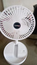 新款风扇伸缩折叠小风扇家用静音充电型办公台式USB桌面宿舍大风力无线夏台面落地两用折叠电风扇 直插款桌面风扇1个装 实拍图