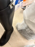 他她（TATA）时装靴骑士靴女靴子大筒围真皮长筒靴加绒高靴冬7TG84DG4 黑色（单里）-7TG84 34 实拍图