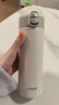 虎牌（TIGER）保温保冷杯一键开弹盖不锈钢水杯子MMJ-A48C-WM奶油雪糕480ml 实拍图
