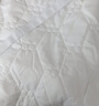 水星家纺全棉面料床护垫抗菌防螨透气吸湿保护垫 1.8米床 白 实拍图