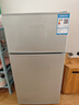 新飞冰箱小型租房用 一级能效冷 藏冷冻两用1-2人家用小冰箱 出租房双门电冰箱办公室两门 25年升级款 66A122 一级能效【带净味盒】银 实拍图