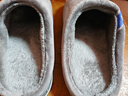 大嘴猴（paul frank）棉拖鞋男士秋冬季室内家居拖鞋毛绒保暖厚底棉鞋男款深灰280PF607 实拍图
