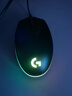 罗技（G）G102第二代游戏鼠标 RGB流光灯效鼠标 轻量化  游戏级8000DPI传感器 黑色 200-8000DPI 实拍图