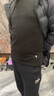 拇指白小T热力加厚加绒长袖T恤秋冬新款保暖百搭打底衫 男款黑色 XL 实拍图
