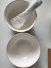 高颜值家用银杏时光米饭碗大面碗陶瓷餐具家用新骨瓷陶瓷碗 银杏时光 4.5英寸2碗2白勺 实拍图