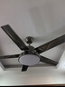 奥克斯风扇灯大尺寸静音家用吸顶一体铁艺客厅餐厅饭2026年新款吊扇灯 吸顶52寸黑色-变频-(遥控)48W 实拍图