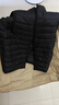 雪中飞秋冬新款男式轻薄羽绒服马甲基础男士短款羽绒秋马甲 宝石黑|8086 L 175/96A 实拍图