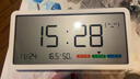 京东京造大屏温湿度计 时钟室内家用婴儿壁挂桌面电子湿度计高精度传感器 实拍图