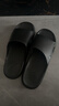 回力静音男士室内户外穿厚底防滑速干洗澡凉拖鞋HL3A23黑色42-43码 实拍图