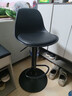 华恺之星吧台椅高脚椅升降酒吧椅吧台凳子带靠背椅家用椅子大底盘BY520黑 实拍图