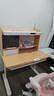 黑白调儿童C2儿童学习桌椅书桌学习桌专用3-18岁实木可升降进口橡胶木小户型 实拍图