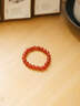 【红运当头】红玛瑙手串水晶玉髓玉石转运散珠子手镯经典红色手链 【平安红】红玛瑙8mm 16cm 实拍图