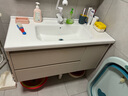 小米嘉美系列浴室柜陶瓷一体盆太空铝合金蜂窝铝洗手盆柜组合洗漱台洗脸台 100cm智能半封方镜+陶瓷一体盆 实拍图