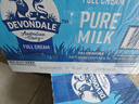 德运（Devondale）全脂纯牛奶澳洲原装进口原生高钙1L*10盒/箱装早餐 实拍图