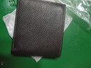 稻草人男士钱包欧美时尚票夹头层牛皮短款钱包钱夹啡色生日礼物 实拍图