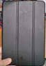 毕亚兹 适用ipad 10.2英寸保护套 2021年9/8/7代 通用苹果平板电脑三折支架 智能休眠保护壳 PB179金刚黑 实拍图