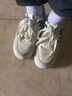 回力女鞋板鞋女软底百搭小白鞋休闲运动鞋女2065 米/蓝/灰 37 实拍图
