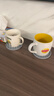 foojo硅胶圆形咖啡茶杯垫加厚餐桌隔热垫套装6片灰色 实拍图