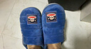 大嘴猴（paul frank）棉拖鞋男士秋冬季室内家居拖鞋毛绒保暖厚底棉鞋男款深蓝280PF607 实拍图