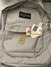 JANSPORT杰斯伯书包轻便双肩包男女旅行包简约背包电脑包学生校园 4QUTDH7雾凇-带侧边袋-25年 实拍图
