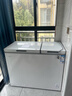 美菱（MeiLing）卧式冰柜220升低霜家用商用双箱双温冷柜一级能效节能省电低噪母婴母乳冷藏冷冻大容量补贴电冰柜 BCD-220DT 220L 实拍图