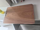 双枪乌金檀木整木菜板 百年龄砧板家用切菜案板抗菌实木菜板50*33*3 实拍图