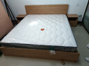 全友家居北欧原木风主卧室双人大床1.8米2米现代简约板式家用大床家具 实拍图