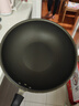 炊大皇炒锅不粘锅少油烟加大平底多用煎炒锅32cm磁炉通用健康JK74041 实拍图
