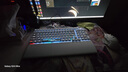 ROG游侠2 RX  98无线版机械键盘 三模游戏键盘 96配列 RX蓝轴 RGB  PBT版 月耀白 实拍图