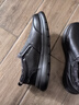 可牧丽羊冬季真皮鞋男保暖防滑羊毛鞋防滑皮毛一体加绒一脚蹬加厚皮鞋男冬 黑色 建议选大一码 40 实拍图