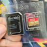 闪迪（SanDisk）256GB TF(MicroSD)内存卡 4K极速金卡A2 V30 U3行车记录仪 运动相机无人机 监控存储卡 读190MB/s 实拍图