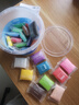 24色超轻粘土透明桶*5儿童无毒安全抗菌黏土学生彩泥橡皮泥组合装 实拍图