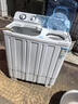 志高 双桶双缸洗衣机半自动自动家用 30公斤洗脱大容量 喷淋漂洗强力去污 【洗8KG+ 脱6KG】14公斤｜加厚内筒 实拍图