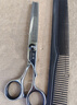 启漫理发剪刀美发剪头发剪刀专业打薄牙剪 平剪 理发神器碎发剪刘海自己剪头发工具全套装QM02A套装 实拍图