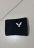 威克多（VICTOR） 胜利羽毛球运动护腕男女篮球防扭伤护手腕网球吸汗擦汗腕带SP123 【单只装】SP123-C黑色 均码 实拍图