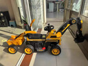 小乐狗 大型儿童电动车挖掘机1-6岁男孩超大号遥控可坐人四轮车电瓶车 【全电动遥控】黄-电挖臂-推把 实拍图