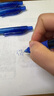 派通（Pentel）BLN105按动蓝色中性笔高颜值0.5mm签字笔商务学生速干水笔水性笔文具 蓝杆蓝芯5支装 实拍图