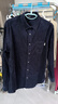 马登工装 美式休闲灯芯绒纯棉长袖衬衫叠穿内搭外套条绒衬衣男秋 藏蓝 L 实拍图