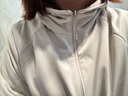 优衣库女装双面穿防风摇粒绒拉链连帽外套户外防水冬季新款479697 479697/30浅米色 M 实拍图