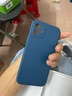 品胜 适用苹果12手机壳iphone12柔性液态保护套全包防摔12软壳直边手机壳 蓝色 实拍图