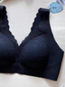 伊维斯（ENWEIS）【空气内衣】无钢圈抗菌文胸蕾丝背心固定杯垫舒适柔软内衣女 黑色 (背心款) M /160(适合70ABCD，75ABC) 实拍图
