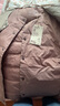 无印良品（MUJI）女式轻量羽绒便携式无领夹克羽绒服女款长袖25年冬季女装外套轻薄 烟熏粉色 L （165/88A） 实拍图